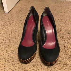 Nine West Leopard Wedge Heel
